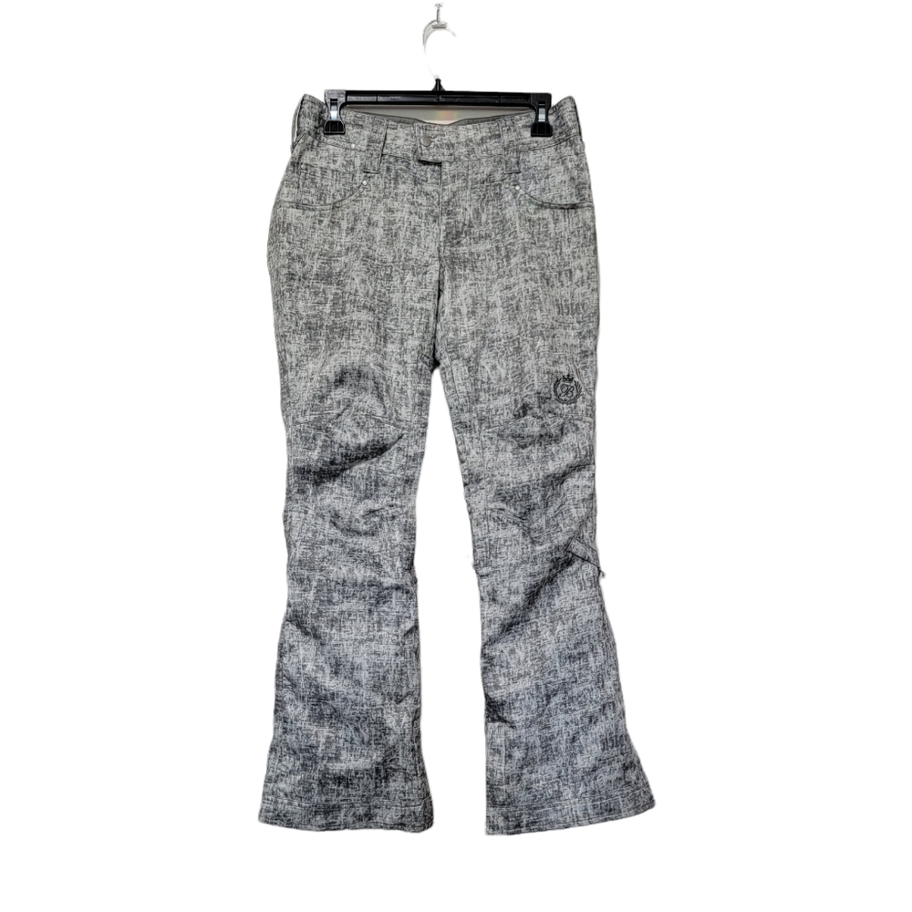 Betty Rides Ski Snowboard Pants Heather Acid Wash Gray Outdoors Women's XS